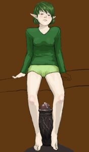 Rating: Explicit Score: 0 Tags: 1boy 1girls black_eyes clothing female footjob green_hair kokiri male nipples_visible_through_clothing ocarina_of_time panties penis pointy_ears precum rule34 saria short_hair the_legend_of_zelda User: bunchy7s