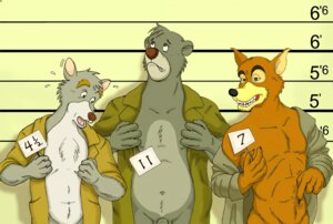 Rating: Explicit Score: 0 Tags: abs ace_london anthro baloo bear bodily_fluids bottomless canid canine canis chart clothed clothing comparing disney don_karnage dreamwindow e621 embarrassed flying_sweatdrops fraction front_view genitals group height_chart holding_object imperial_unit inmates_clothing lineup male mammal measurements motion_lines motion_outline mugshot nude number open_clothing open_shirt open_topwear overweight pecs penis penis_awe penis_envy prison prison_uniform rating_card red_wolf shirt sloth_bear standing sweat sweatdrop talespin the_jungle_book topwear trio unit ursine wolf User: bunchy7s