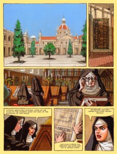 Rating: Safe Score: 0 Tags: 1997 5_fingers clothed clothing comic convent_of_hell dialogue e621 english_text eurotica eyewear female fingers fully_clothed glasses group hi_res human mammal markings mole_(marking) noe_barreiro not_furry nun plant religious_clothing speech_bubble text traditional_media_(artwork) tree User: bunchy7s