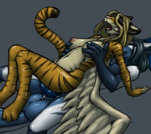 Rating: Explicit Score: 0 Tags: abdominal_bulge ambiguous_penetration amione anthro areola azazial balls bent_spoon_position big_balls big_breasts black_body black_fur black_stripes blue_body blue_fur blue_nipples breast_fondling breast_play breasts canid canine canis digital_media_(artwork) duo dutch_angle e621 erection feathered_wings feathers felid female female_penetrated fondling from_behind_position fur furball genitals glistening glistening_body grope gynomorph gynomorph/female gynomorph_penetrating gynomorph_penetrating_female hand_on_breast intersex intersex/female intersex_penetrating intersex_penetrating_female kaisgaru kaisura knot kwuff lying mammal multicolored_body multicolored_fur nipples nude on_back on_top orange_body orange_fur pantherine penetration penis raised_tail sex spread_legs spreading stripes tail tan_body tan_fur tiger tongue two_tone_body two_tone_fur wet white_body white_fur wings wolf User: bunchy7s