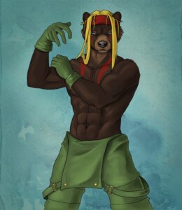 Rating: Safe Score: 0 Tags: abs alex_(street_fighter) anthro bear biceps biped blonde_hair blue_eyes brown_body brown_fur capcom clothed clothing cosplay e621 front_view fur gloves hair handwear looking_at_viewer male mammal muscular muscular_anthro muscular_male nipples overalls pecs simple_background solo standing street_fighter topless treefyleaves User: bunchy7s Rating: Safe Score: 0 Tags: abs alex_(street_fighter) anthro bear biceps biped blonde_hair blue_eyes brown_body brown_fur capcom clothed clothing cosplay e621 front_view fur gloves hair handwear looking_at_viewer male mammal muscular muscular_anthro muscular_male nipples overalls pecs simple_background solo standing street_fighter topless treefyleaves User: bunchy7s