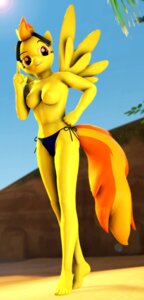 Rating: Questionable Score: 0 Tags: 2014 3d_(artwork) anthro anthrofied bikini biped breasts clothed clothing commodor-richter digital_media_(artwork) e621 equid equine feathered_wings feathers feet female friendship_is_magic fur hasbro hi_res humanoid_feet looking_at_viewer mammal my_little_pony mythological_creature mythological_equine mythology nipples outside pegasus plantigrade smile solo source_filmmaker_(artwork) spitfire_(mlp) standing swimwear toes topless two-piece_swimsuit wings wonderbolts_(mlp) yellow_body yellow_feathers yellow_fur User: bunchy7s