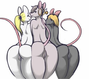 Rating: Explicit Score: 0 Tags: 2011 anthro anus ashlynn_(ashlynncutie) bent_over big_butt blonde_hair butt clitoris e621 ear_piercing female genitals group hair hip_to_hip long_hair looking_at_viewer looking_back mammal mouse murid murine nude pepper_ackerman piercing pink_nose plump_labia presenting presenting_hindquarters presenting_vulva raised_tail rat rear_view ritts rodent simple_background standing tail take_your_pick vulva white_background wide_hips User: bunchy7s