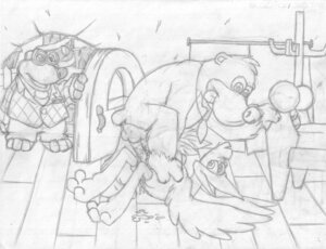 Rating: Explicit Score: 0 Tags: 1boy 2girls anthro balls ballsack banjo banjo-kazooie banjo_(banjo-kazooie) bear bottles bottles_(banjo-kazooie) breegull erection female furry interspecies kazooie male mole mole_(animal) monochrome multiple_females penis penis_in_vagina pussy rareware rule34 scrotum sex sketch smooth_penis testicles toony vaginal_penetration User: bunchy7s