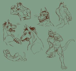 Rating: Explicit Score: 0 Tags: abs airu anthro balls dio_(volvo) e621 erection flaccid genitals green_background humanoid_genitalia humanoid_penis kitsu male muscular muscular_male nude penis side_view simple_background sketch_page solo tail unavailable_at_source User: bunchy7s