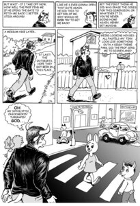 Rating: Safe Score: 0 Tags: 2000 2_horns 5_fingers age_difference anthro barefoot beady_eyes biped black_text bottomwear bovid bovine broad_shoulders building canid canine car cattle clothed clothing comic crosswalk curved_horn dark_text detailed_background dialogue dipstick_tail domestic_pig dress e621 english_text external_wall eye_contact feet fingers flat_footed fox fully_clothed fur glass glass_window greyscale group hair horn humanoid_hands jacket karno lagomorph leather leather_clothing leather_jacket leather_topwear leporid looking_at_another male mammal markings monochrome multicolored_tail outside pants plantigrade rabbit rodent sciurid short_hair spiral_tail street street_lamp suid suine sus_(pig) tail tail_markings tail_tuft text thought_bubble toony topwear tree_squirrel tuft vehicle walking wall_(structure) window User: bunchy7s