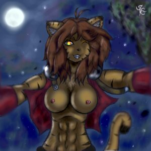 Rating: Questionable Score: 0 Tags: 1:1 abs anthro aramet black_nose breasts chest_tuft detailed_background digital_media_(artwork) dominant dominant_female e621 felid female fur kate_(aramet) low_res mammal moon muscular muscular_anthro muscular_female night nipples oekaki one_eye_closed outside pantherine pink_nipples pinned sky solo star starry_sky stripes tail tiger tuft wink User: bunchy7s