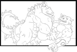 Rating: Explicit Score: 0 Tags: 2012 abs anal anal_penetration ankylosaurian ankylosaurid ankylosaurus anthro balls biceps big_muscles biped claws dinosaur duo e621 entwined_tails erection extreme_dinosaurs genitals hardrock licking licking_lips licking_own_lips male male/male male_penetrated male_penetrating male_penetrating_male monochrome montezuma_(artist) muscular nude ornithischian penetration penis prehistoric_species reptile scalie sex stegosaurian stegosaurus stegz tail tail_coil thyreophoran tongue tongue_out vein veiny_penis User: bunchy7s