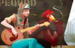 Rating: Safe Score: 0 Tags: 2010 acoustic_guitar american_flag anthro avian avian_caruncle beak bird bottomwear chewing_grass chicken chris_goodwin cigarette clothing comb_(anatomy) comb_piercing crest_piercing denim denim_bottomwear denim_clothing detailed_background dewlap_(anatomy) domestic_cat duo e621 eyes_closed fairy_tales feathered_wings feathers felid feline felis female furgonomic_piercing furgonomics galliform guitar hairless hairless_cat head_crest jeans lighter male mammal musical_instrument pants phasianid piercing playing_guitar playing_music plucked_string_instrument shamrock ship smoking sphynx_(cat) string_instrument town_musicians_of_bremen united_states_of_america vehicle watercraft wattle wings User: bunchy7s