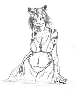 Rating: Questionable Score: 0 Tags: 2007 anthro bathing big_breasts bikini breasts clothed clothing e621 felid female greyscale hand_on_hip mammal monochrome pantherine shadowsmyst skimpy slightly_chubby smile smirk solo stripes swimwear tail tiger two-piece_swimsuit wide_hips zuri_(shadowsmyst) User: bunchy7s Rating: Questionable Score: 0 Tags: 2007 anthro bathing big_breasts bikini breasts clothed clothing e621 felid female greyscale hand_on_hip mammal monochrome pantherine shadowsmyst skimpy slightly_chubby smile smirk solo stripes swimwear tail tiger two-piece_swimsuit wide_hips zuri_(shadowsmyst) User: bunchy7s
