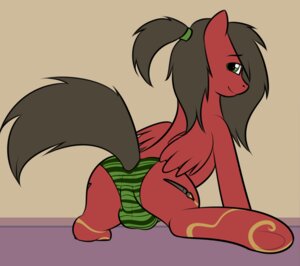 Rating: Explicit Score: 0 Tags: balls_outline brown_hair bulge clothed clothing cobalt_snow conditional_dnp cutie_mark detailed_bulge digital_media_(artwork) e621 equid equine fan_character feathered_wings feathers femboy feral genital_outline green_eyes hair hasbro hooves looking_at_viewer looking_back male mammal my_little_pony mythological_creature mythological_equine mythology nasubutt panties pattern_clothing pattern_underwear pegasus rear_view solo striped_clothing striped_underwear stripes tail topless underwear wings User: bunchy7s