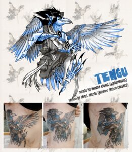 Rating: Safe Score: 0 Tags: ambiguous_gender asian_mythology avian bird e621 east_asian_mythology feathered_wings feathers gasatsu grandfathered_content japanese_mythology mythology real solo tattoo tengu weremagnus wings yokai User: bunchy7s