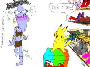 Rating: Safe Score: 0 Tags: 4:3 ambiguous_gender boots clothing digital_media_(artwork) duo e621 female feral footwear francheska_lombardi fur generation_1_pokemon mammal merkley nintendo pikachu pokemon pokemon_(species) rodent shoes simple_background smile tail unknown_artist white_background yellow_body yellow_fur User: bunchy7s