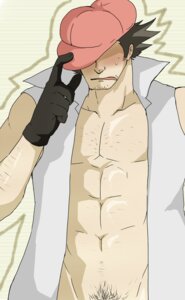 Rating: Questionable Score: 0 Tags: 1boy bara blush clothes color datsura_(pokemon) facial_hair hair hat human kabocha_pantsu_(pixiv1180400) male male_only muscles noland_(pokemon) open_shirt partially_clothed pokemon pubic_hair rule34 solo source_removed sweat tagme yaoi User: bunchy7s