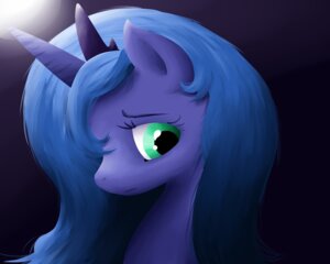 Rating: Safe Score: 0 Tags: 2011 5:4 air6ornepig blue_hair bust_portrait crown e621 equid equine female feral friendship_is_magic green_eyes hair hasbro headgear hi_res horn looking_away mammal my_little_pony mythological_creature mythological_equine mythology portrait princess_luna_(mlp) sad simple_background solo toony unicorn User: bunchy7s