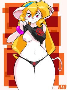 Rating: Questionable Score: 0 Tags: accessory anthro biped bracelet breasts clothed clothing clothing_lift e621 epic_games female flashing flashing_breasts gears_of_war hair hair_accessory hairband house_mouse jewelry long_hair looking_at_viewer mammal microsoft mouse murid murine navel nipples orange_hair panties red_eyes rodent shirt shirt_lift shonuff skimpy solo squeek standing tail topwear underwear white_body wide_hips xbox_game_studios User: bunchy7s