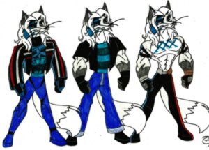 Rating: Safe Score: 0 Tags: anthro armor canid canine e621 fox group hi_res male mammal multiple_versions toddrogue69 todoxas User: bunchy7s