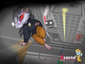 Rating: Safe Score: 0 Tags: 4:3 albinoart anthro city duo e621 eyewear fur glasses male mammal mouse murid murine red_eyes rodent solo User: bunchy7s