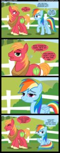 Rating: Safe Score: 0 Tags: absurd_res big_macintosh_(mlp) blonde_hair blue_body blue_feathers blue_fur comic cutie_mark dialogue e621 earth_pony english_text equid equine feathered_wings feathers female fence feral friendship_is_magic fur green_eyes hair hasbro hi_res horse male mammal multicolored_hair multicolored_tail my_little_pony mythological_creature mythological_equine mythology outside pegasus pony rainbow_dash_(mlp) rainbow_hair rainbow_tail tail text url veggie55 wings User: bunchy7s