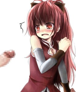 Rating: Explicit Score: 0 Tags: 1boy 1girls censored embarrassed female kurona long_hair magical_girl mahou_shoujo_madoka_magica male penis penis_awe ponytail red_eyes red_hair rule34 sakura_kyouko scared tear tied_hair User: bunchy7s