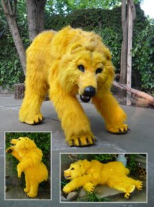 Rating: Safe Score: 0 Tags: ambiguous_gender bear beastcub clothing costume e621 feral fur fursuit grandfathered_content hi_res mammal multiple_images quadruped quadsuit real solo yellow_body yellow_fur User: bunchy7s
