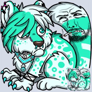 Rating: Safe Score: 0 Tags: 1:1 ambiguous_gender blue_claws cigar claws clint_eastwood duo e621 felid feral green_hair green_markings hair humor leopard leopard_spots low_res macgreen mammal markings pantherine piercing sierra_starpaw solo_focus spots tail tail_mouth teal_eyes unusual_anatomy unusual_tail User: bunchy7s