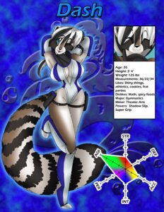 Rating: Safe Score: 0 Tags: anthro blue_eyes e621 english_text female mammal model_sheet one_eye_closed pose procyonid raccoon solo tail text unknown_artist User: bunchy7s Rating: Safe Score: 0 Tags: anthro blue_eyes e621 english_text female mammal model_sheet one_eye_closed pose procyonid raccoon solo tail text unknown_artist User: bunchy7s
