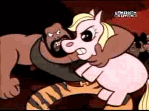 Rating: Safe Score: 0 Tags: abuse action_hank ambiguous_gender angry animal_abuse animated animated_gif beard black_hair blonde_hair bodily_fluids cartoon_network clothing dark_body dark_skin dexter's_laboratory duo_focus e621 equid equine facial_hair female feral fight grandfathered_content group hair horse human loop low_res male mammal mr._t mustache pony punch shirt short_playtime stripes sweat tank_top topwear unknown_artist User: bunchy7s