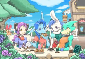 Rating: Safe Score: 0 Tags: amber_eyes anthro beverage blue_eyes blue_hair building burger canid canine chain clothed clothing container cup detailed_background dragon drinking drinking_straw e621 ear_piercing eating female flower food furniture glass group hair hot_dog house lagomorph leporid mammal menu menu_board mythological_creature mythological_scalie mythology one_ear_up outside piercing pink_hair plant purple_eyes rabbit red_hair scalie service_menu short_snout sitting sky snout syuriusuhusky table tea tea_cup tree wood yellow_eyes User: bunchy7s