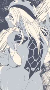 Rating: Questionable Score: 0 Tags: 9:16 asian_mythology back_boob big_breasts breasts butt cobayashi digital_media_(artwork) e621 ear_piercing east_asian_mythology female grey_body hair humanoid_pointy_ears japanese_mythology kappa long_hair membrane_(anatomy) multicolored_body mythology nude oekaki piercing pointy_ears solo webbed_hands white_hair wide_hips yokai User: bunchy7s