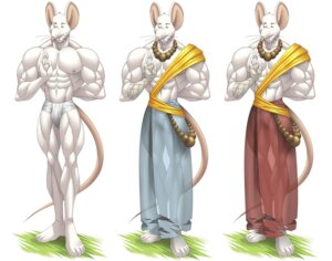 Rating: Questionable Score: 0 Tags: 2013 abs anthro corruption_of_champions e621 eyes_closed fur jojo_(coc) male mammal murid murine muscular muscular_anthro muscular_male pink_nose rat rodent solo tail white_body white_fur wolfiecanem User: bunchy7s