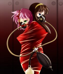 Rating: Explicit Score: 0 Tags: 2girls asphyxiation back_to_back blue_eyes bondage bound_together breath_play brown_hair female female_only green_eyes high_resolution latex mask mind_control multiple_females multiple_girls multiple_subs mummification pink_hair rebreather rule34 spiral_eyes suffocation tamakko tube tubes User: bunchy7s