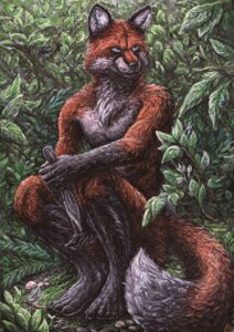 Rating: Safe Score: 0 Tags: 5_fingers 5_toes ambient_arthropod ambient_insect anthro arthropod belly biped blue_eyes canid canine casual_nudity chest_tuft detailed_background dipstick_tail dragonfly e621 feet fingers forest fox fur gloves_(marking) holding_knife holding_object insect kalahari_(character) kirsch knife leg_markings male mammal markings nature nude outside plant red_body red_fur socks_(marking) solo tail tail_markings toes tree tuft white_belly wood User: bunchy7s
