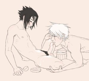Rating: Explicit Score: 0 Tags: balls blush erection hatake_kakashi human ice_cream kakashi_hatake legs_held_open licking male male_only monochrome multiple_males naruto naruto_(series) nude oral penis pubic_hair rule34 sasuke_uchiha spread_legs straight_hair testicles uncensored yaoi yaoiismy User: bunchy7s