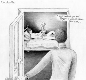 Rating: Explicit Score: 0 Tags: 2boys bedroom black_and_white brideshead_revisited caught charles_ryder clothed clothed_male cuculus-rex english_text indoors literature male masturbation nude nude_male on_back on_bed pencil_artwork plushie plushophilia rule34 sebastian_flyte teddy_bear User: bunchy7s