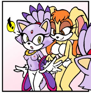 Rating: Explicit Score: 0 Tags: anthro blaze_the_cat chibi-jen-hen domestic_cat feline female female_only fur mammal multiple_females multiple_girls rabbit rule34 sega sonic_(series) sonic_the_hedgehog_(series) tagme vanilla_the_rabbit yuri User: bunchy7s