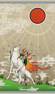 Rating: Safe Score: 0 Tags: amaterasu_(okami) ambiguous_gender canid canine canis capcom chiro_ookami clover_studio deity divine_instrument e621 feral flower fog fur hi_res mammal okami_(capcom) outside petals plant quadruped solo sun tail weapon white_body white_fur wolf User: bunchy7s