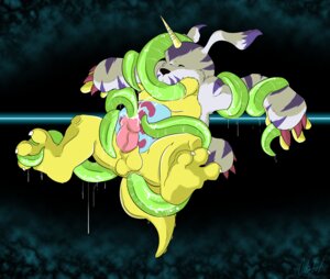 Rating: Explicit Score: 0 Tags: abstract_background animal_skin anthro anus balls bandai_namco bdsm belly belly_markings between_toes bodily_fluids claws cum cum_inside cum_on_arm cum_on_belly cum_on_body cum_on_face cum_on_feet cum_on_leg cum_string digimon digimon_(species) digital_media_(artwork) e621 erection eyes_closed feet fur gabumon genital_fluids genitals hindpaw horn legs_up male markings non-mammal_balls paws penetration penis raised_arm restrained scalie shaded simple_background slightly_chubby soles solo spread_legs spreading tail tbid tentacles toes urethral urethral_penetration yellow_body yellow_skin young User: bunchy7s