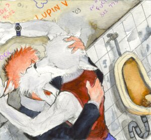Rating: Questionable Score: 0 Tags: 2007 anthro ayato bathroom canid canine canis clock clothed clothing detailed_background domestic_dog duo e621 ear_piercing english_text eyes_closed fox fur graffiti graphite_(artwork) grey_body grey_fur high-angle_view kiss_on_lips kissing male male/male mammal mixed_media painting_(artwork) piercing public_restroom red_body red_fur romantic romantic_couple text traditional_media_(artwork) traditional_painting_(artwork) traditional_watercolor_(artwork) urinal watch watercolor_(artwork) white_body white_fur wolf User: bunchy7s Rating: Questionable Score: 0 Tags: 2007 anthro ayato bathroom canid canine canis clock clothed clothing detailed_background domestic_dog duo e621 ear_piercing english_text eyes_closed fox fur graffiti graphite_(artwork) grey_body grey_fur high-angle_view kiss_on_lips kissing male male/male mammal mixed_media painting_(artwork) piercing public_restroom red_body red_fur romantic romantic_couple text traditional_media_(artwork) traditional_painting_(artwork) traditional_watercolor_(artwork) urinal watch watercolor_(artwork) white_body white_fur wolf User: bunchy7s