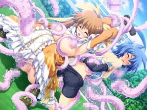 Rating: Explicit Score: 0 Tags: 2girls blush breasts censored escu:de female female_only game_cg large_breasts multiple_females multiple_girls nipples official_art otome_renshin_prister pussy rape rule34 tears tentacle User: bunchy7s