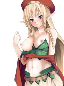 Rating: Questionable Score: 0 Tags: alleyne bare_shoulders beige_skin belt blush braid breasts clothes color elf face female female_only front_view hagane7728 hair hat highres long_hair looking_at_viewer navel nipples pointy_ears puffy_nipples purple_eyes queen's_blade rule34 solo User: bunchy7s
