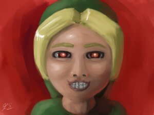Rating: Safe Score: 0 Tags: 2010 4:3 ben_drowned clenched_teeth clothed clothing creepy creepypasta digital_media_(artwork) e621 graveyardshift green_clothing green_headwear grin hair headgear headwear hi_res human human_only humanoid hylian link looking_at_viewer majora's_mask male mammal nintendo not_furry red_background red_eyes sculpture signature simple_background smile solo soul_devouring_eyes statue teeth the_legend_of_zelda uncanny_valley User: bunchy7s