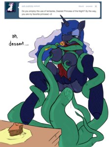 Rating: Explicit Score: 0 Tags: anthro anthrofied areola big_breasts blue_body blue_fur blue_hair bodily_fluids breast_grab breasts clothing consentacles dessert double_penetration e621 english_text equid equine female food friendship_is_magic fur genitals hair hand_on_breast hasbro hi_res hooves horn large_penetration mammal multiple_penetration my_little_pony mythological_creature mythological_equine mythology nipples oral oral_penetration pastry penetration pie princess_luna_(mlp) relydazed sex solo spread_legs spreading suspension sweat tentacle_in_mouth tentacle_penetration tentacle_sex tentacles text vaginal vaginal_penetration vulva winged_unicorn wings User: bunchy7s