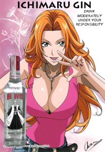 Rating: Explicit Score: 0 Tags: 1girls ad advertisement alcohol belt bleach breasts cleavage engrish female female_only huge_breasts ichimaru_gin long_hair matsumoto_rangiku natsufan oppai orange_hair parody pun ranguage rule34 signature solo w User: bunchy7s