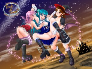 Rating: Explicit Score: 0 Tags: 3girls ass censored copyright_request demon demon_girl demon_wings devil female flying halloween long_hair multiple_females multiple_girls pussy rule34 short_hair wings yuri User: bunchy7s