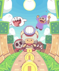 Rating: Safe Score: 0 Tags: 2014 5:6 ambiguous_gender animated animated_gif boo_(mario) captain_toad captain_toad_treasure_tracker coin digital_media_(artwork) e621 eyewear fangs ghost glasses goomba group humanoid koopa loop magikoopa male mario_bros mask nintendo paul_robertson perspective pixel_(artwork) pixel_animation red_shyguy red_toad scalie short_playtime shyguy spirit teeth toad_(mario) tongue tongue_out User: bunchy7s
