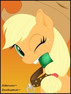 Rating: Questionable Score: 0 Tags: applejack_(mlp) clothing collar condom condom_in_mouth cowboy_hat e621 earth_pony equid equine female friendship_is_magic hasbro hat headgear headwear hi_res horse mammal mouth_hold my_little_pony object_in_mouth one_eye_closed pony sexual_barrier_device siberwar solo unused_condom wink wrapped_condom User: bunchy7s