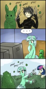 Rating: Safe Score: 0 Tags: 2013 absurd_res black_hair blade blue_eyes bonbon_(mlp) ciriliko comic creeper_(minecraft) crossover cutlery e621 earth_pony edward_scissorhands edward_scissorhands_(film) electronics ellipsis equid equine female feral fork friendship_is_magic furniture gesture hair hasbro hi_res horn horse human kitchen_utensils lagomorph leporid lyra_heartstrings_(mlp) mammal microsoft minecraft mojang multicolored_hair my_little_pony mythological_creature mythological_equine mythology outside plushie pony rabbit scissors shrug sitting sofa television tools two_tone_hair unicorn xbox_game_studios yellow_eyes User: bunchy7s