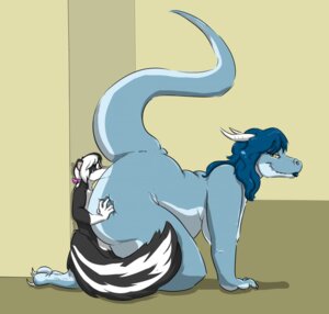 Rating: Explicit Score: 0 Tags: 2012 5_fingers all_fours ambiguous_gender anal anthro bent_over big_butt blue_body blue_hair blue_skin breasts butt butt_grab claws digital_media_(artwork) dominant dominant_female dragon duo e621 feet female fingers hair hand_on_another's_butt hand_on_butt hi_res horn interspecies mammal mephitid missmarbles mythological_creature mythological_scalie mythology nude oral overweight plantigrade raised_tail rimming scalie sex side_boob side_view skunk tail toe_claws toes yellow_eyes User: bunchy7s