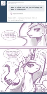 Rating: Explicit Score: 0 Tags: 2011 ask_blog ask_princess_molestia ball_gag breathable_gag comic crown dialogue e621 english_text equid equine fan_character feathered_wings feathers female feral friendship_is_magic fur gag hair hasbro headgear hi_res horn john_joseco long_hair magic mammal monochrome my_little_pony mythological_creature mythological_equine mythology princess princess_celestia_(mlp) princess_molestia royalty solo text tiara tumblr twilight_sparkle_(mlp) user_avatar winged_unicorn wings User: bunchy7s